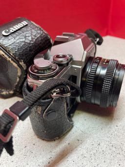 Canon AE 1 SLR camera