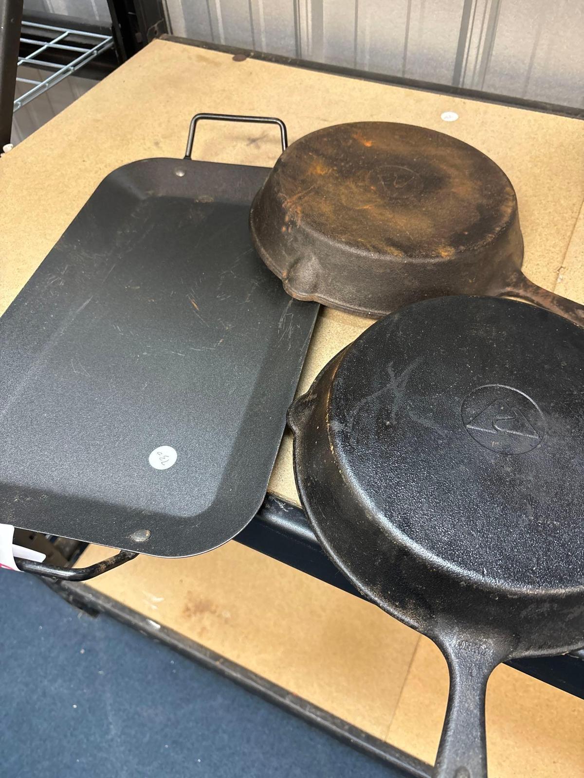 cast-iron skillets Teflon pan