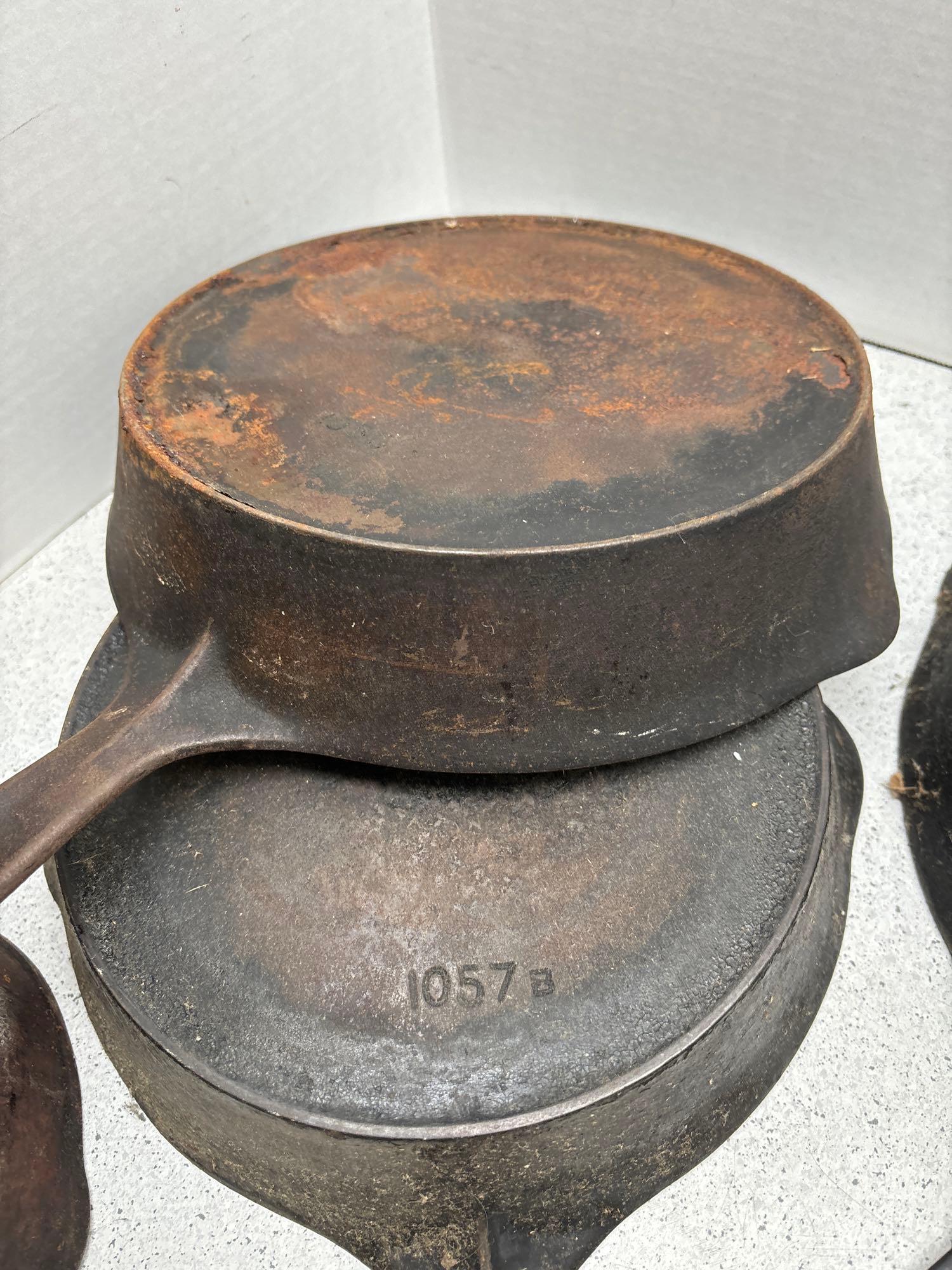 Wagner And other cast-iron pans and griddle