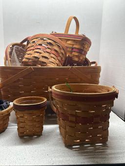 8 quality Longaberger baskets