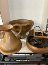 water fountain large copper and brass kettle large copper handled