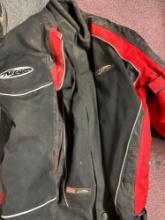 motorcycle boots and jacket