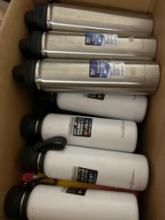 approximately 25 insulated double walled thermoses bottles