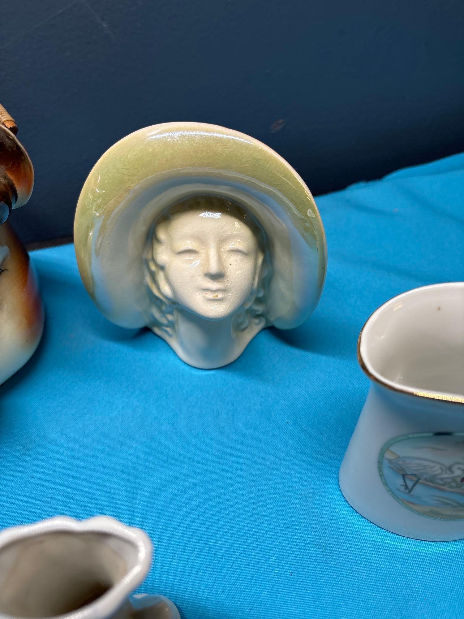 Head Vases and other pottery