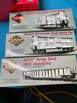 Railroad cars and accessories