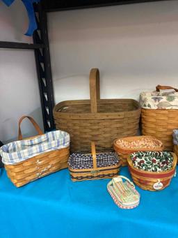 Longaberger baskets, and other Longaberger items
