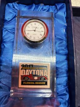 2017 Daytona desk clock vintage mailbox desk phone