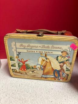 Roy Rogers Dale Evans lunchbox hop along Cassidy thermos