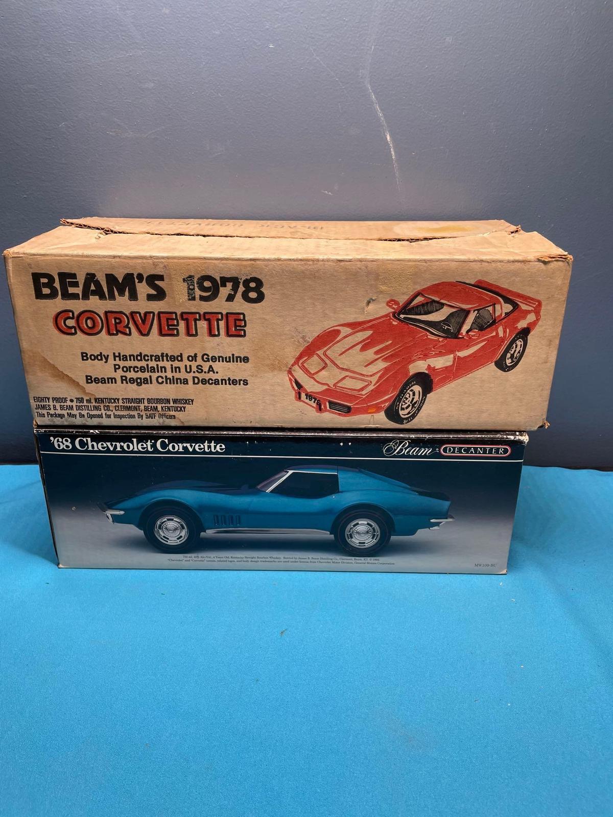 Beam?s 1978 and 1968 Corvette decanters