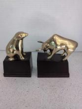 Bull and Bear bookends