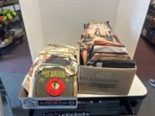 large lot of 45 vintage records. Elton John, Fleetwood Mac, many more