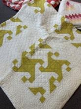 4 handmade antique quilts