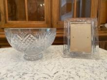 Waterford Crystal Bowl and Frame