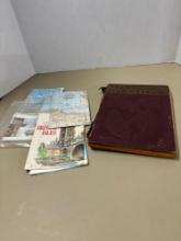 foreign stamp album not complete travel maps