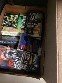 3 boxes of books