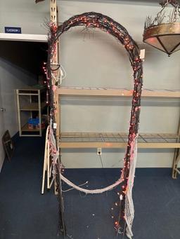 Halloween Arch with Working Lights
