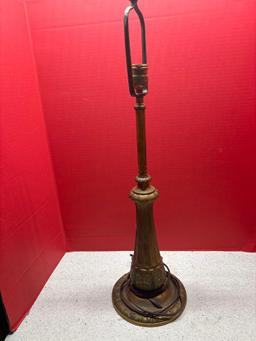 Antique Lamp Base 27 Inches Tall to Finial