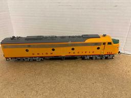 HO scale Union Pacific number 932 electric diesel and New York Central 5405 steam engine and coal
