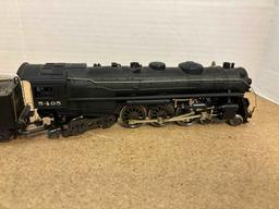 HO scale Union Pacific number 932 electric diesel and New York Central 5405 steam engine and coal