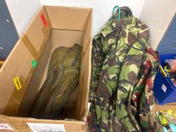 hunting clothes and bag