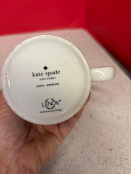 2 Kate Spade Lenox mugs leave something to the imagination