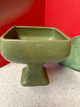 4 vintage vases see description
