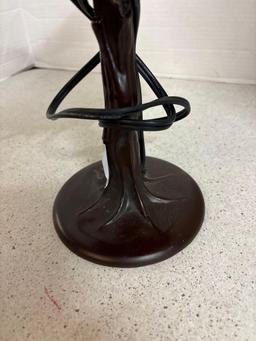 Reverse painted lamp newer