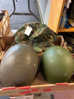 US M1 helmet, Helmet liner, Camouflage helmet cover
