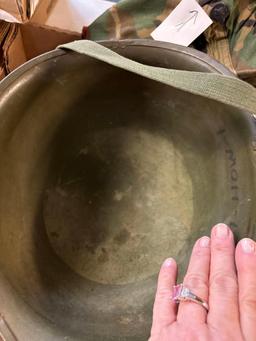 US M1 helmet, Helmet liner, Camouflage helmet cover