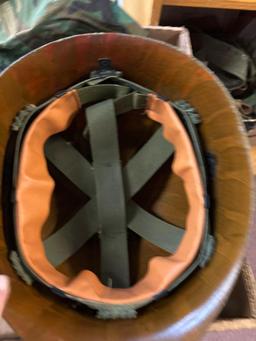 US M1 helmet, Helmet liner, Camouflage helmet cover