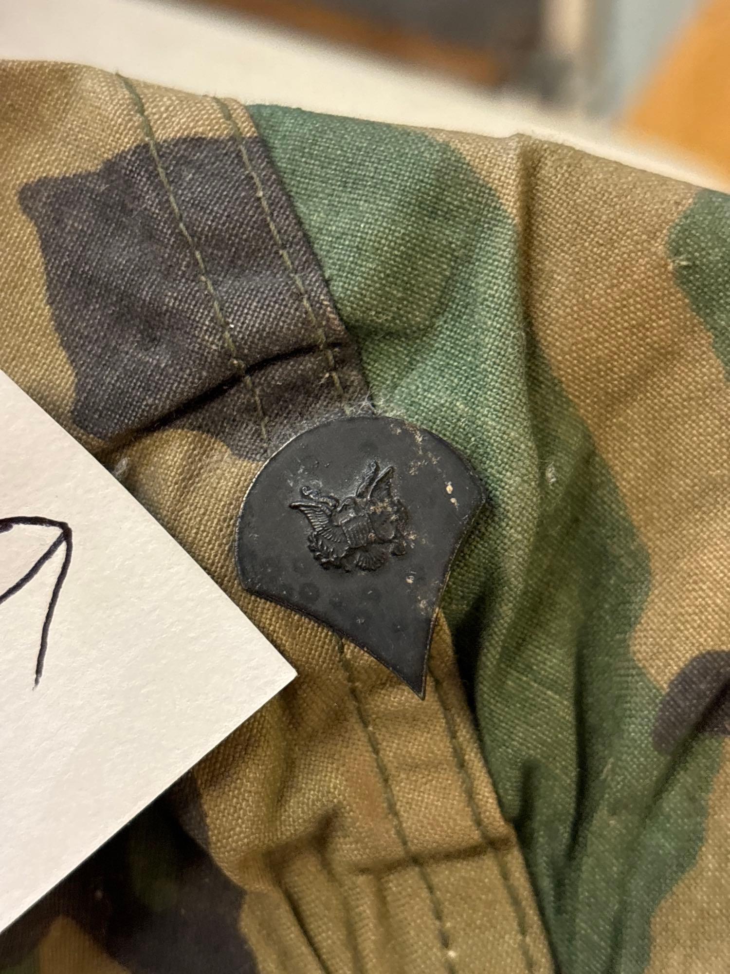US M1 helmet, Helmet liner, Camouflage helmet cover