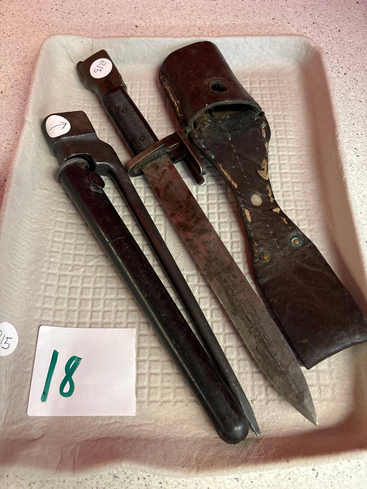 Bayonet no 4 MKII with sheath