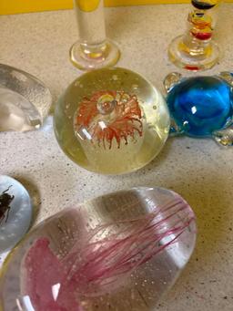 Galileo thermometer paperweights