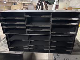 Two desktop filing units