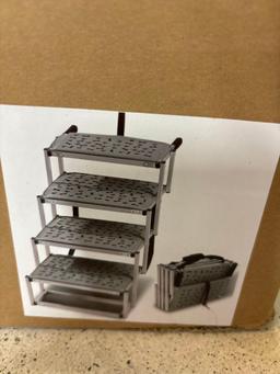 Folding pet car ramp