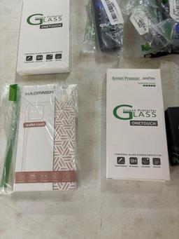 Phone cases, TV, remotes, etc.