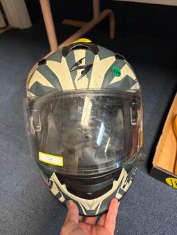 Scorpion motorcycle helmet