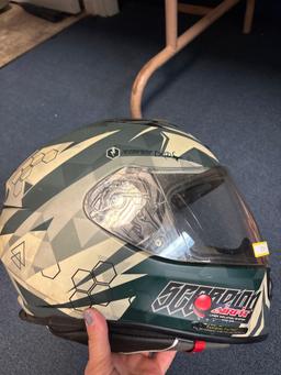 Scorpion motorcycle helmet