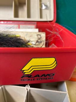Two tackle boxes