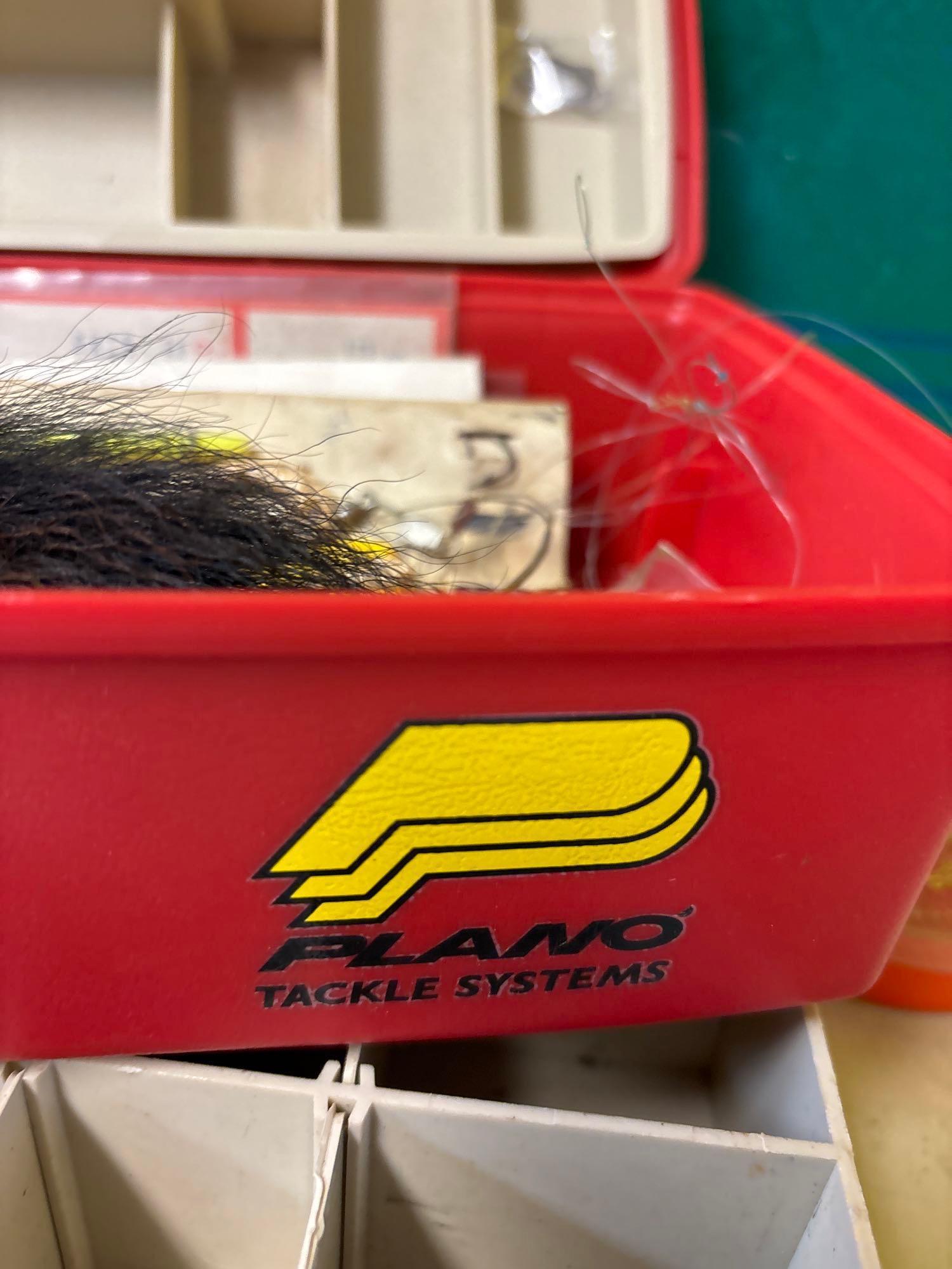 Two tackle boxes