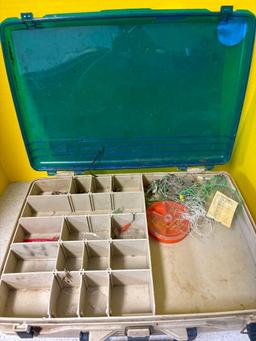 Two tackle boxes