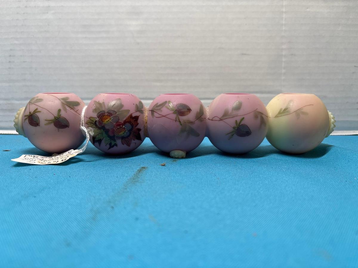 WEBB Burmese, five part Rose Bowl