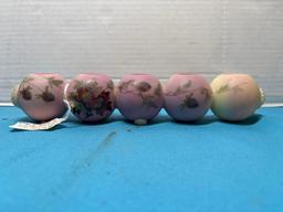 WEBB Burmese, five part Rose Bowl