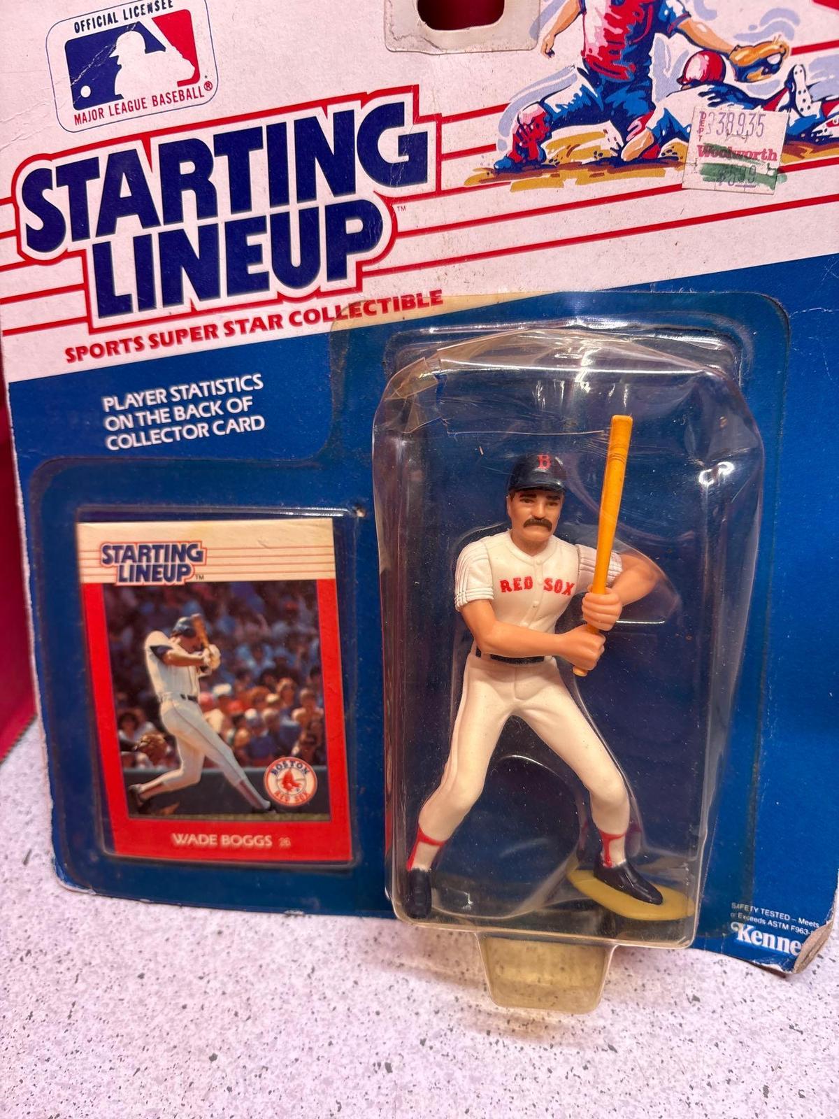 Three starting lineup, baseball players, new old stock