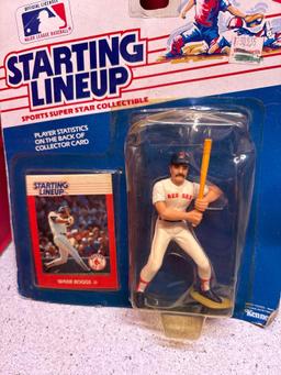 Three starting lineup, baseball players, new old stock
