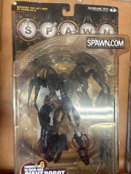 2 McFarlane spawn action figures in original packages