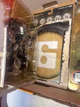 2 McFarlane spawn action figures in original packages