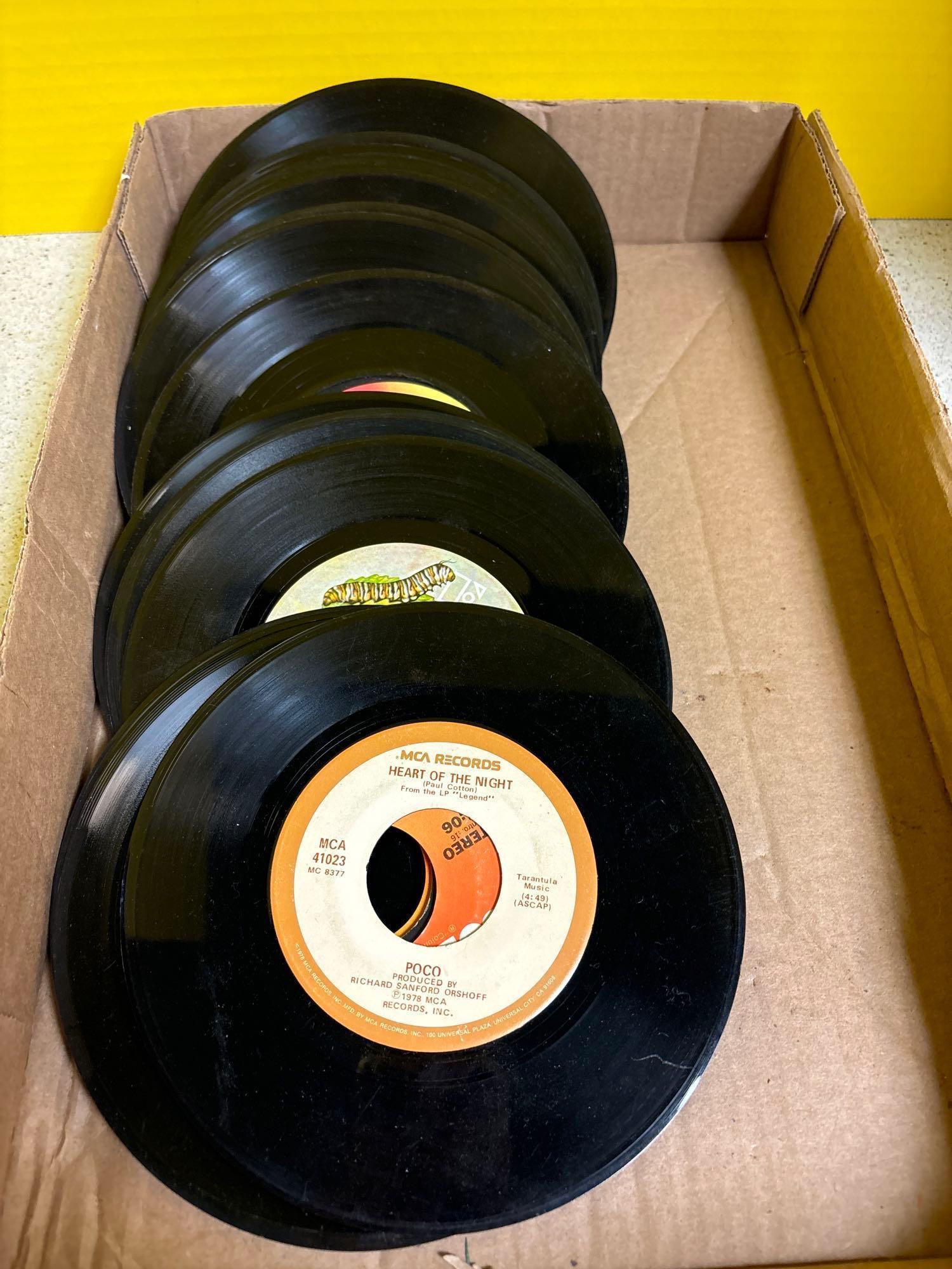 Vintage 45 records see description