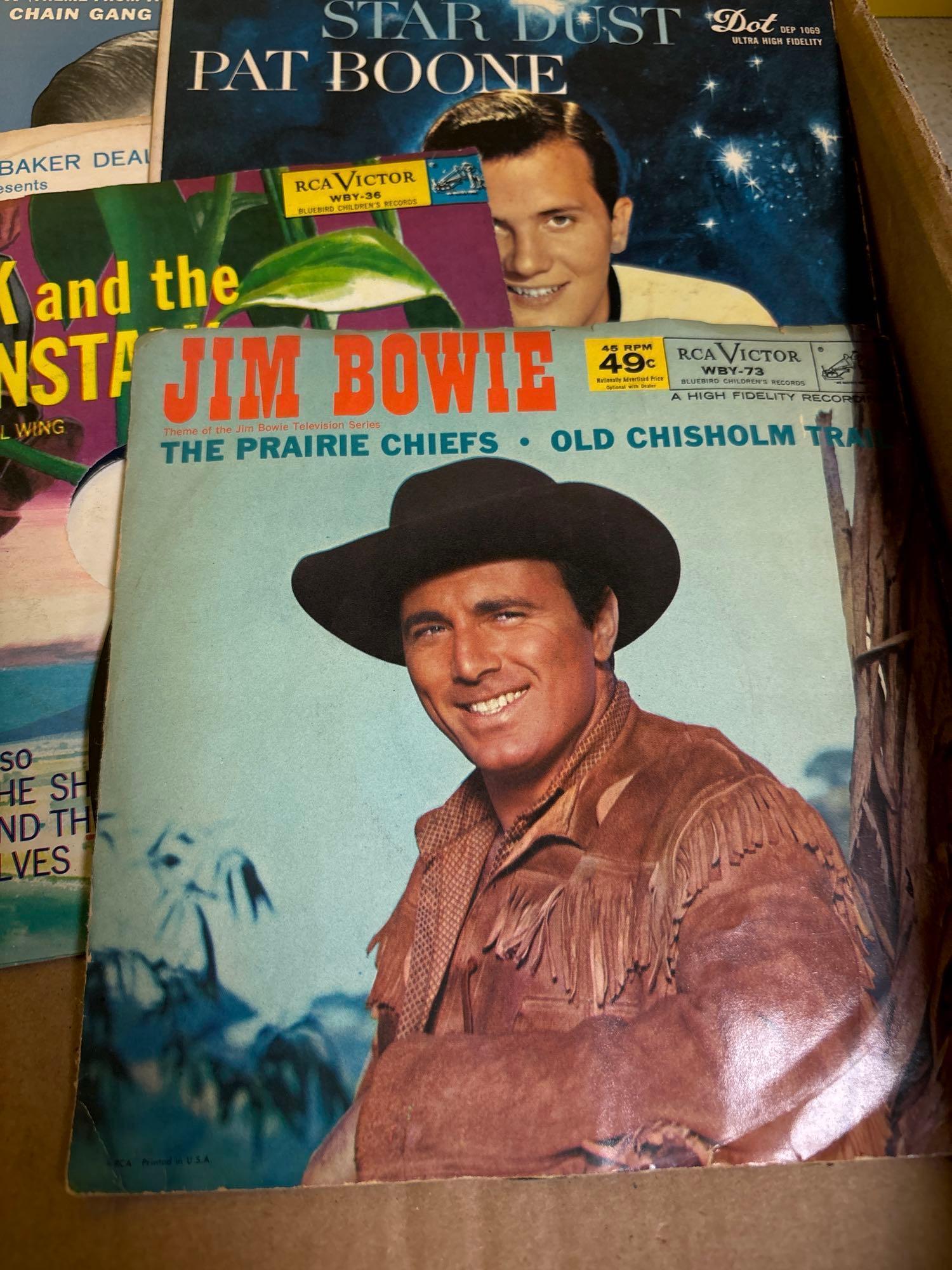 Vintage 45 records see description