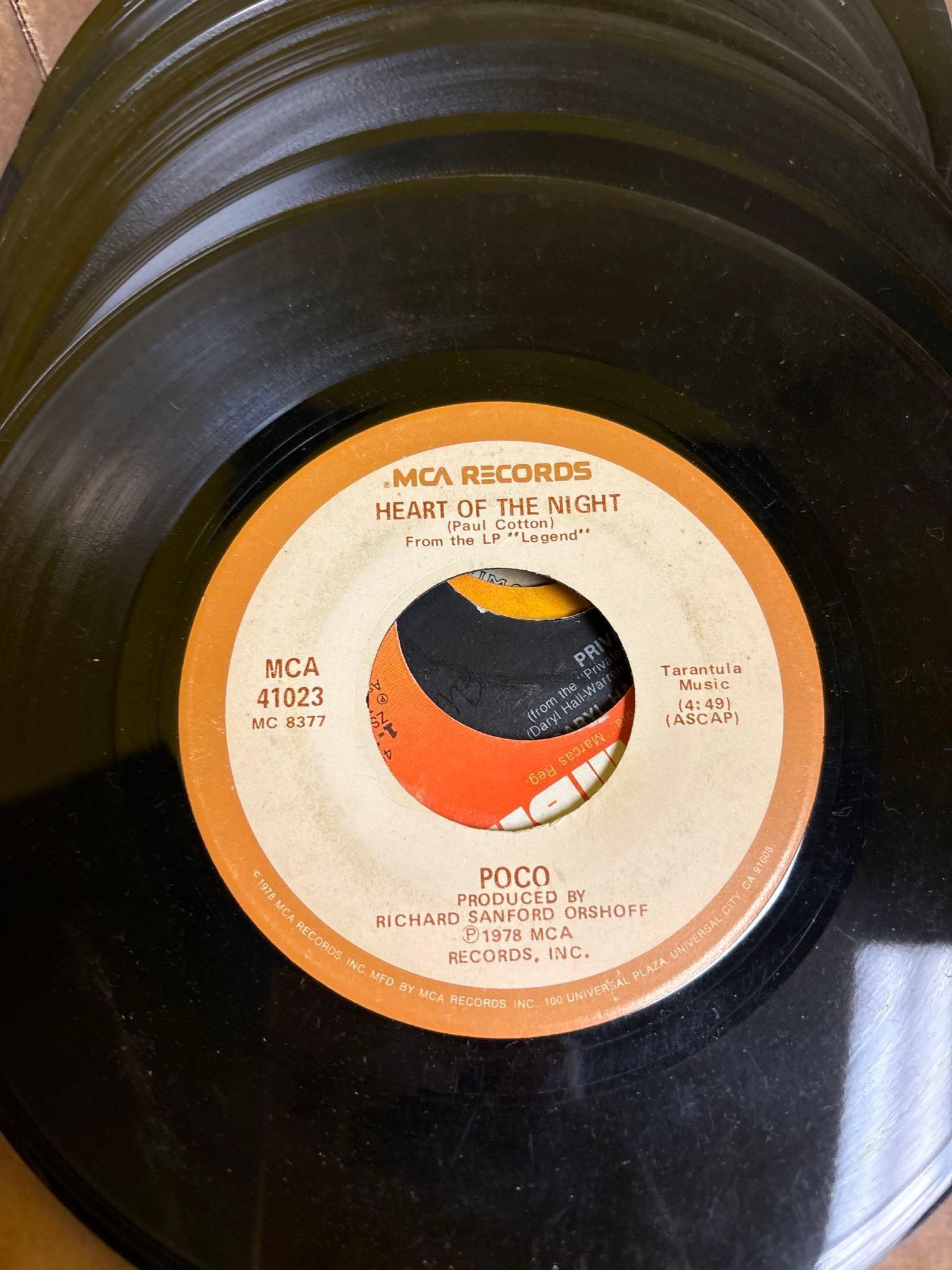Vintage 45 records see description